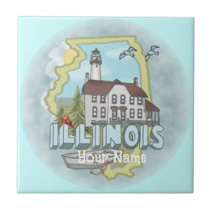 Illinois Lighthouse tile