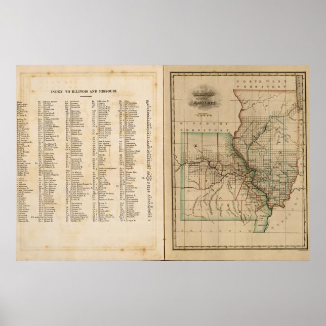 Illinois, Missouri Poster (Front)