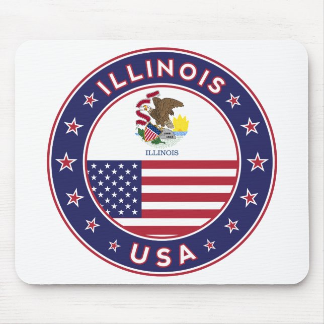 Illinois Mouse Pad (Front)