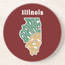 Illinois Nickname Word Art  