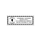Illinois Notary Public Self Inking Rubber Stamp
