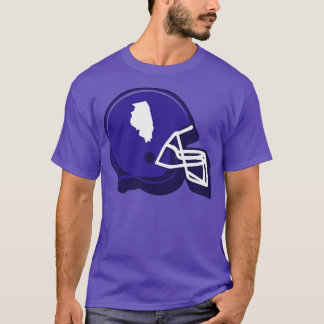Illinois Outline Helmet T-Shirt