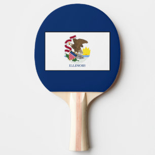 Illinois Ping Pong Paddle
