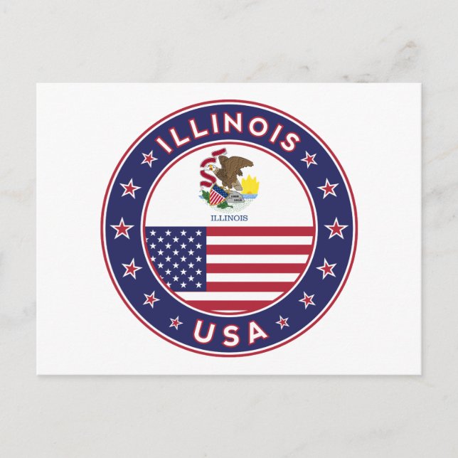 Illinois Postcard (Front)