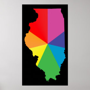 illinois pride. poster