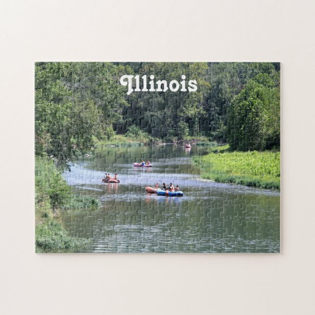 Illinois Rafting Jigsaw Puzzle (Horizontal)