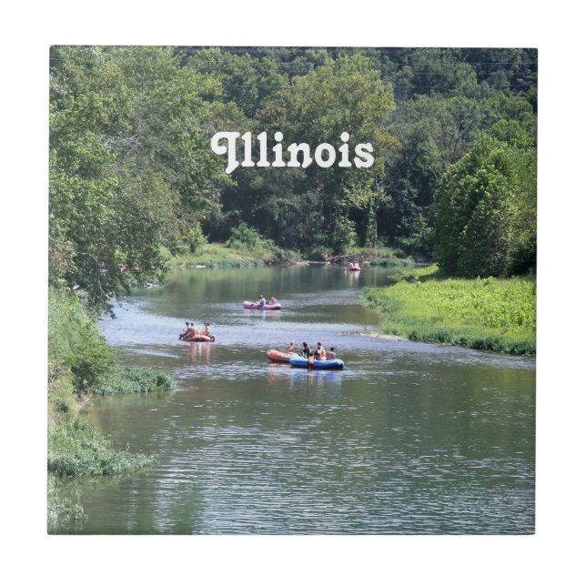 Illinois Rafting Tile (Front)