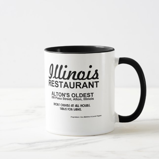 Illinois Restaurant, Alton, IL Mug (Right)