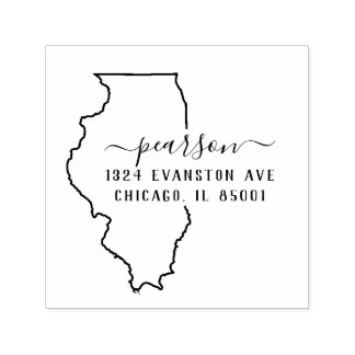 Illinois Return Address Stamp Self-Inking