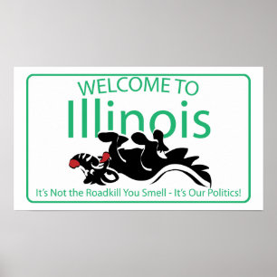 Illinois Road Sign