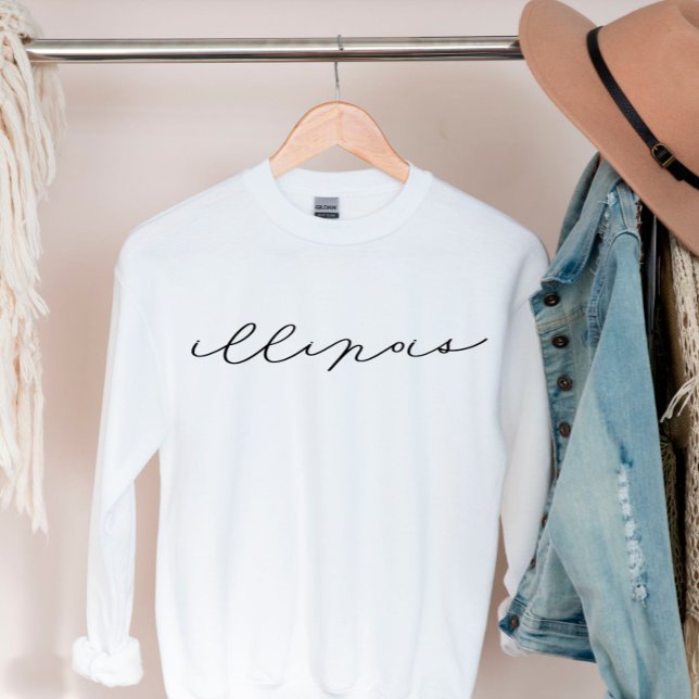 Illinois Script State Women’s Sweatshirt (Creator Uploaded)