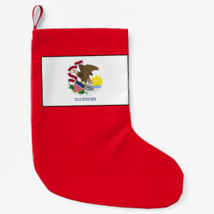 Illinois Small Christmas Stocking
