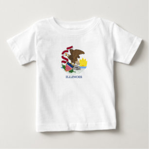 Illinois State Flag Baby T-Shirt