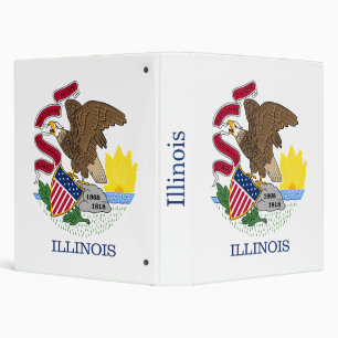 Illinois State Flag Binder