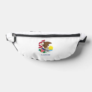 Illinois State Flag Design Fanny Pack