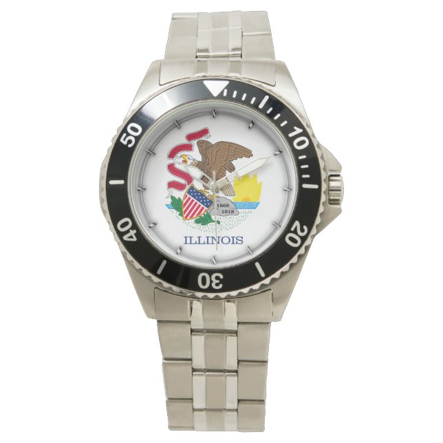 Illinois State Flag Design Watch (Front)