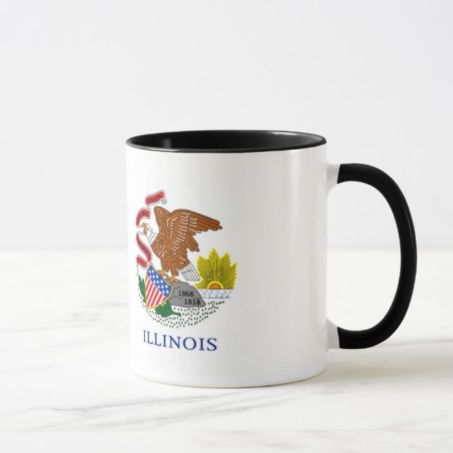 Illinois State Flag Mug (Right)