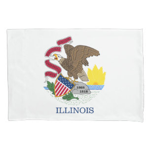 Illinois State Flag Pillowcase