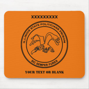 Illinois State Politicians Prison Mouse Pad