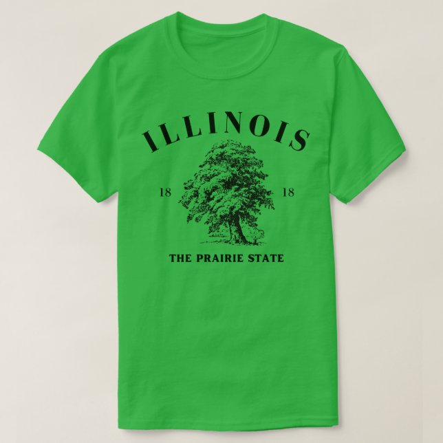 Illinois State T-Shirt (Design Front)