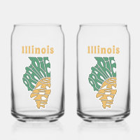 Illinois Surnom Word Art