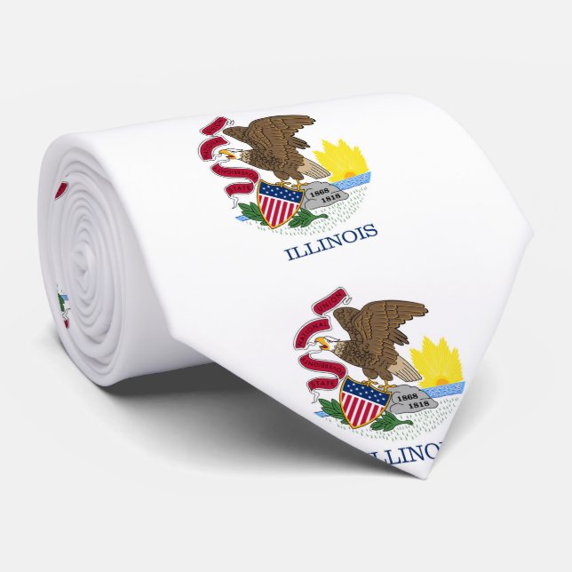 Illinois Tie (Rolled)