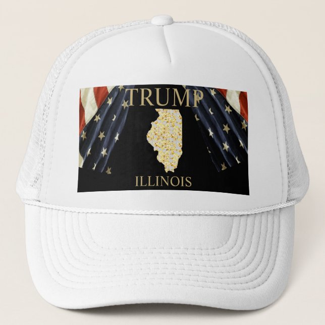 ILLINOIS  TRUCKER HAT (Front)