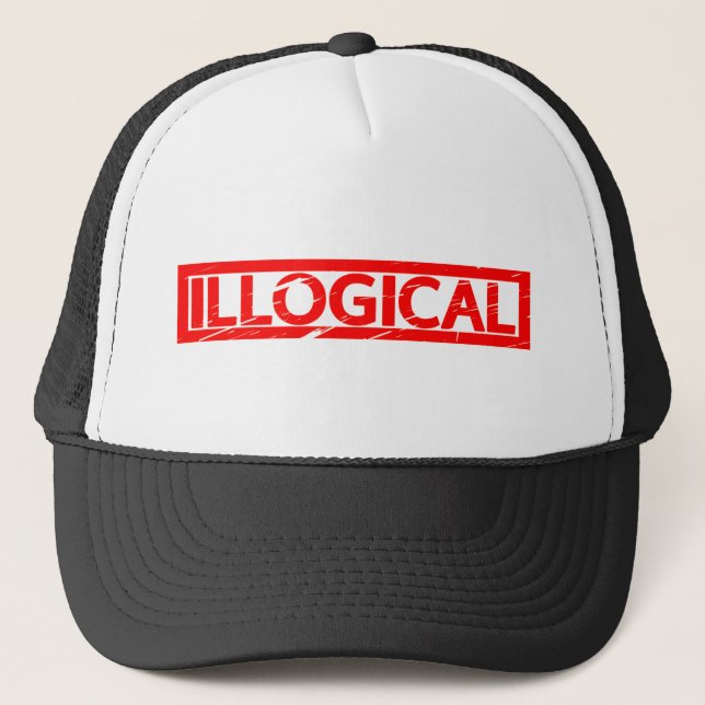 Illogical Stamp Trucker Hat (Front)