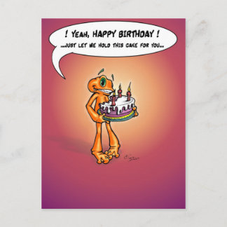 Illow Orange - Bonne carte postale Anniversaire