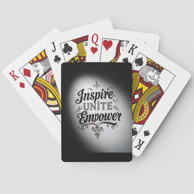Illuminate & Empower – Traditional Playing Cards (Back)