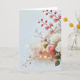Illuminated Blooms Thank You Card