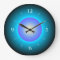 Illuminated Effect Green/Aqua/Purple Wall Clock