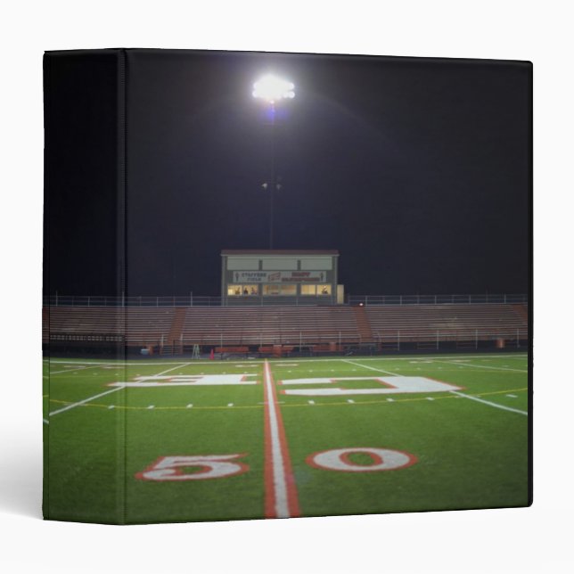 Illuminated Football Field Binder (Front/Spine)