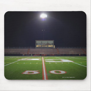 Illuminated Football Field Mouse Pad