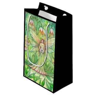Illuminated Garden Flower Fairy Fantasy Art Small Gift Bag