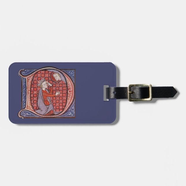 Illuminated Initial D Luggage tag (Front Horizontal)