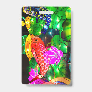 Illuminated Koi Badge