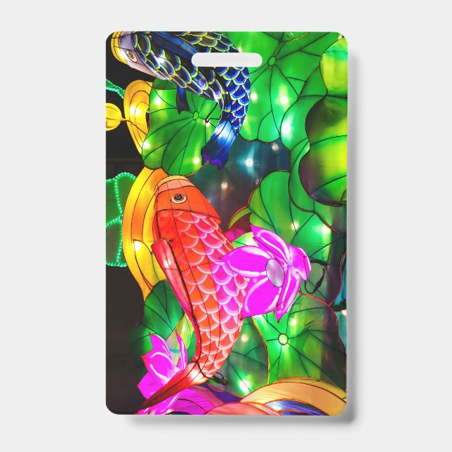 Illuminated Koi Badge (Front)