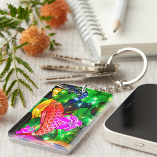 Illuminated Koi Keychain