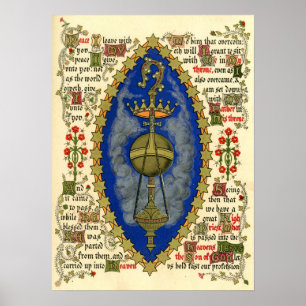 Illuminated Manuscript for Ascension Poster