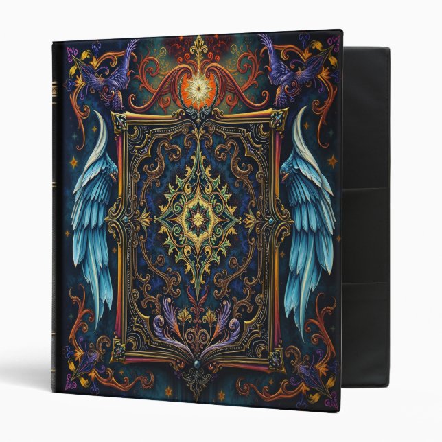 Illuminated Manuscript Medieval Book Cover Binder (Front/Inside)
