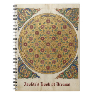 Illuminated Mystic Rose Window: Medieval Gothic Notebook
