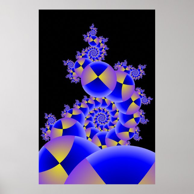 Illuminated Spheres III Poster (Front)