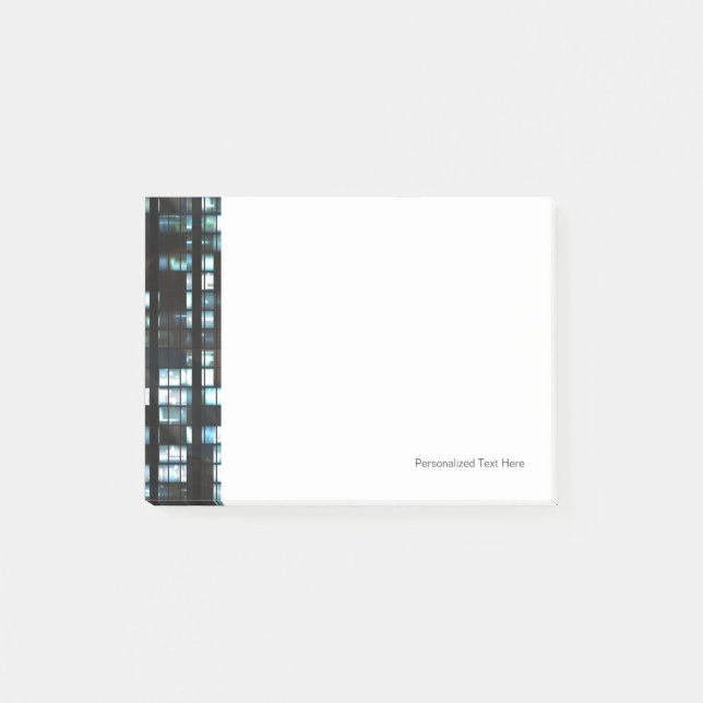 Illuminated windows pattern post-it notes (Front)