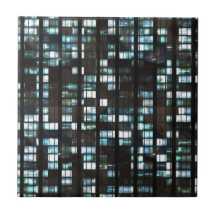 Illuminated windows pattern tile