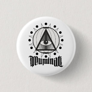 Illuminati 1 Inch Round Button