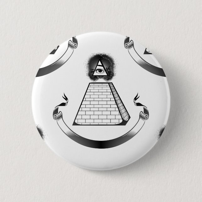 illuminati 2 inch round button (Front)