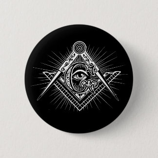 Illuminati All Seeing Eye Freemason Symbol 2 Inch Round Button