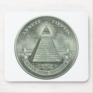Illuminati - All seeing eye Mouse Pad