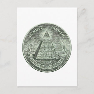 Illuminati - All seeing eye Postcard